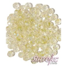 Бусины граненые цвет прозрачно-молочный арт.14 (диам.6мм.) уп.500 г. Бусины граненые цвет прозрачно-молочный арт.14 (диам.6мм.) уп.500 г.