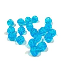 Бусины граненые цв.небесно-голубой 34 диам.8мм уп.500г Бусины граненые цв.небесно-голубой 34 диам.8мм уп.500г