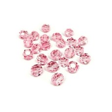 Бусины граненые цвет прозрачно-розовый арт.02 (диам. 6мм.) уп.500 г. Бусины граненые цвет прозрачно-розовый арт.02 (диам. 6мм.) уп.500 г.