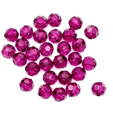 Бусины граненые цв.прозрачно-вишневый АВ 41 диам.10 мм. ( уп.500 г.) Бусины граненые цв.прозрачно-вишневый АВ 41 диам.10 мм. ( уп.500 г.)