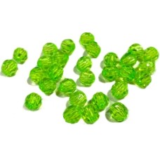 Бусины граненые цвет салатовый арт.36 (диам.6мм.) уп.500 г. Бусины граненые цвет салатовый арт.36 (диам.6мм.) уп.500 г.