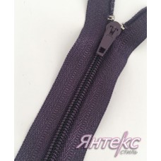 Молния брючная Т-4 (18 см.) баклажановый Молния брючная Т-4 (18 см.) баклажановый