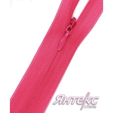Молния потайная Т-0 неразъемная 50 см. нейлон № 145 (малиновый) Молния потайная Т-0 неразъемная 50 см. нейлон № 145 (малиновый)