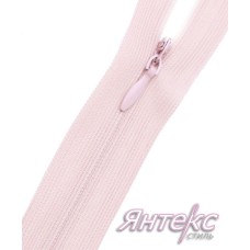 Молния потайная Т-0 неразъемная 50 см. нейлон № 165 (светло-сиреневый) Молния потайная Т-0 неразъемная 50 см. нейлон № 165 (светло-сиреневый)