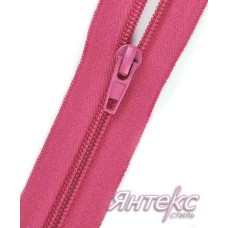 Молния спираль 70см. Т-5\1замок (разъемная) фуксия Молния спираль 70см. Т-5\1замок (разъемная) фуксия