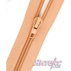 Молния спираль 70см. Т-5\1замок (разъемная) персиковый Молния спираль 70см. Т-5\1замок (разъемная) персиковый