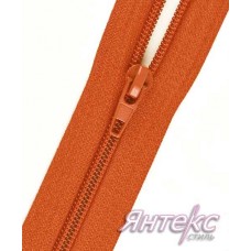 Молния спираль 70см. Т-5\1замок (разъемная) рыжий Молния спираль 70см. Т-5\1замок (разъемная) рыжий