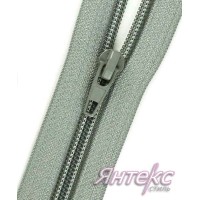 Молния спираль 80 см. Т-5\1 замок (разъемная) серый