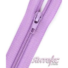 Молния спираль 70см. Т-5\1замок (разъемная) сиреневый Молния спираль 70см. Т-5\1замок (разъемная) сиреневый