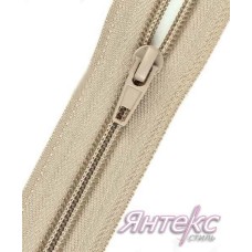 Молния спираль 70см. Т-5\1замок (разъемная) светло-бежевый Молния спираль 70см. Т-5\1замок (разъемная) светло-бежевый