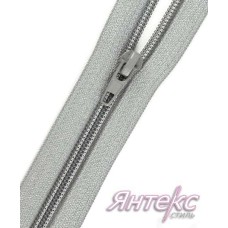 Молния спираль 70см. Т-5\1замок (разъемная) светло-серый Молния спираль 70см. Т-5\1замок (разъемная) светло-серый