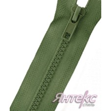 Молния трактор 40 см. Т-5\1 замок (разъемная) олива