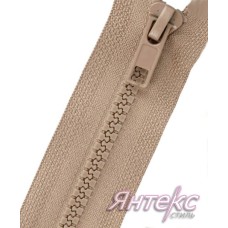 Молния трактор 40 см. Т-5\1 замок (разъемная)  темно-бежевый